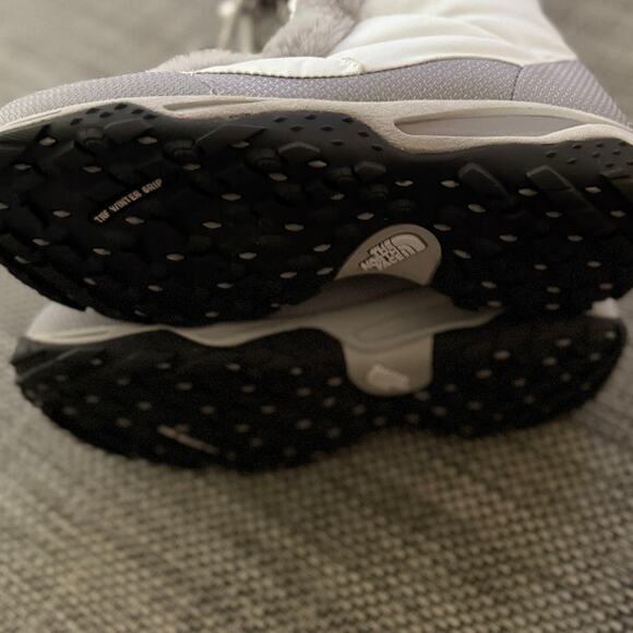 THE NORTH FACE Down Filled Icepick Neptse Winter Boots White 10 - Picture 6 of 7